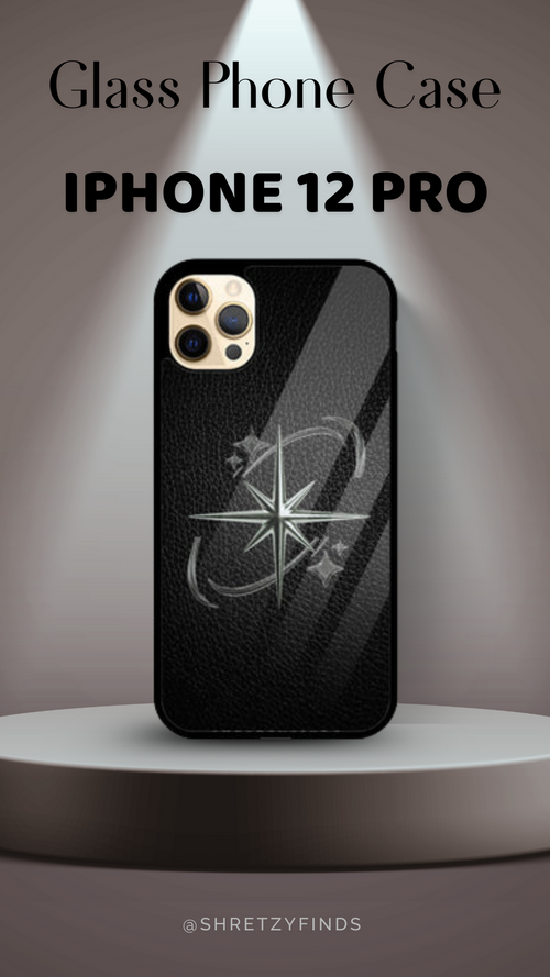 Shadow Star Glass Phone Case | Classy| Elegant | Gift for Him | Premium Phone Case